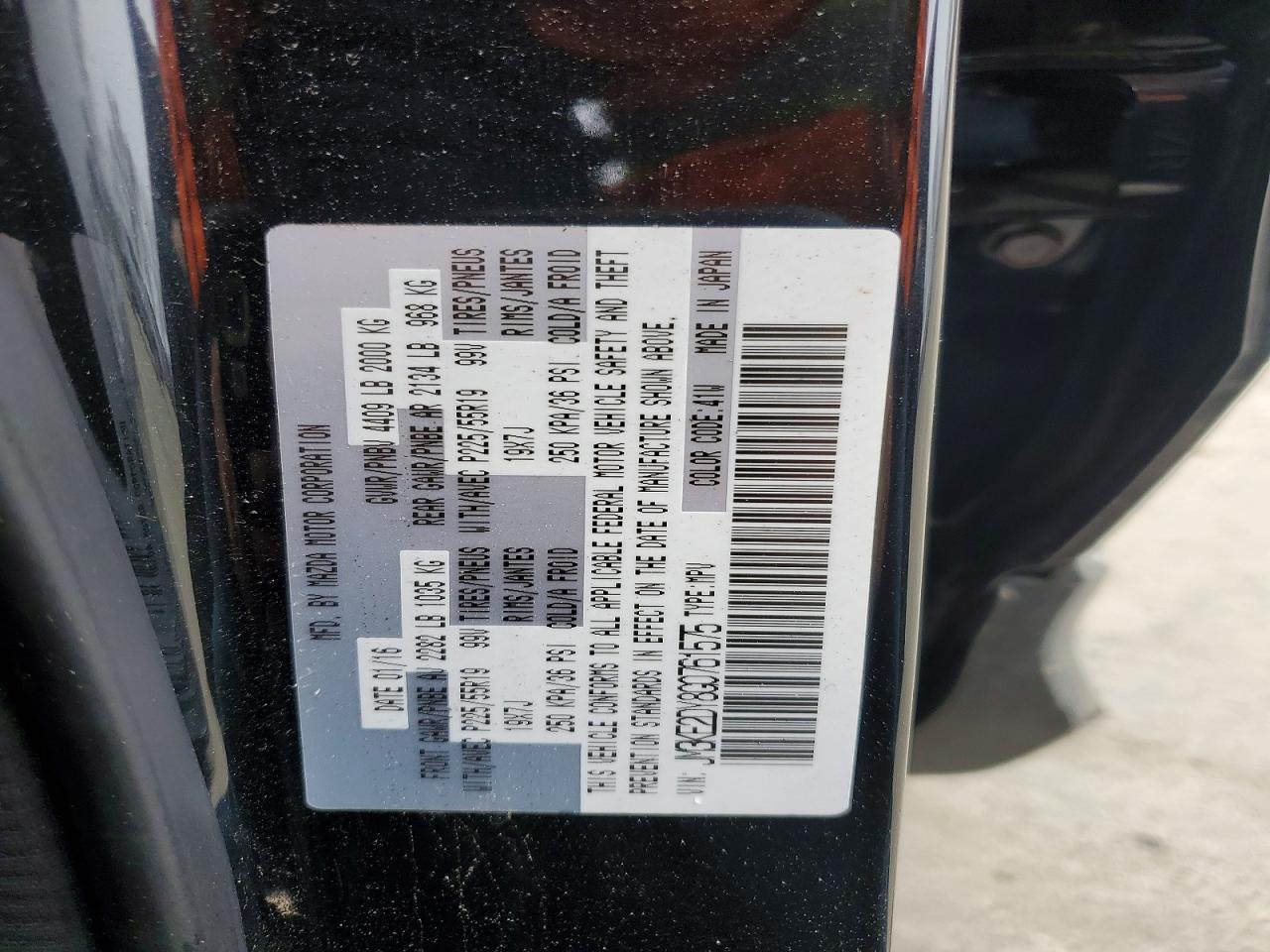 2016 MAZDA CX-5