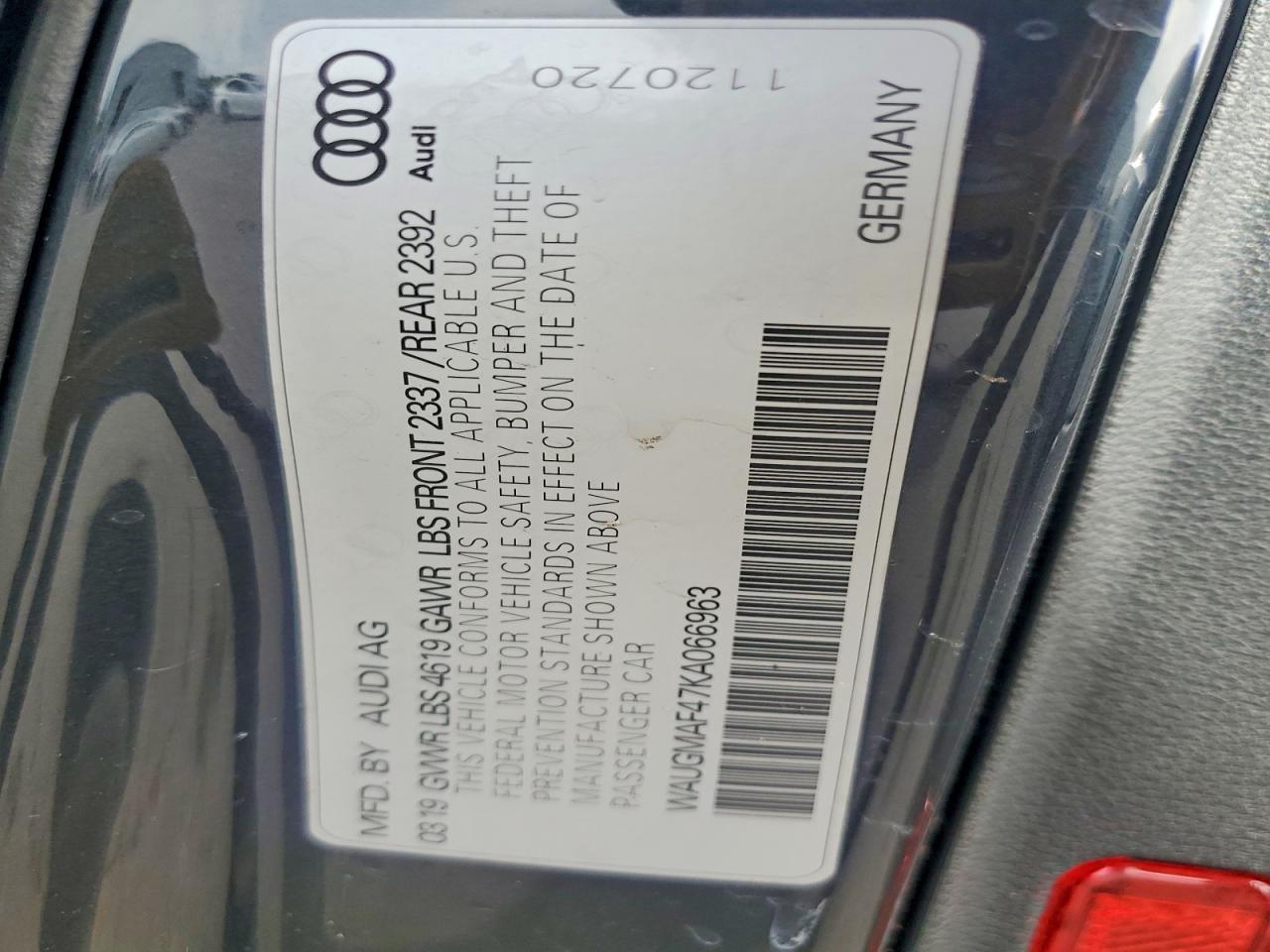 2019 AUDI A4