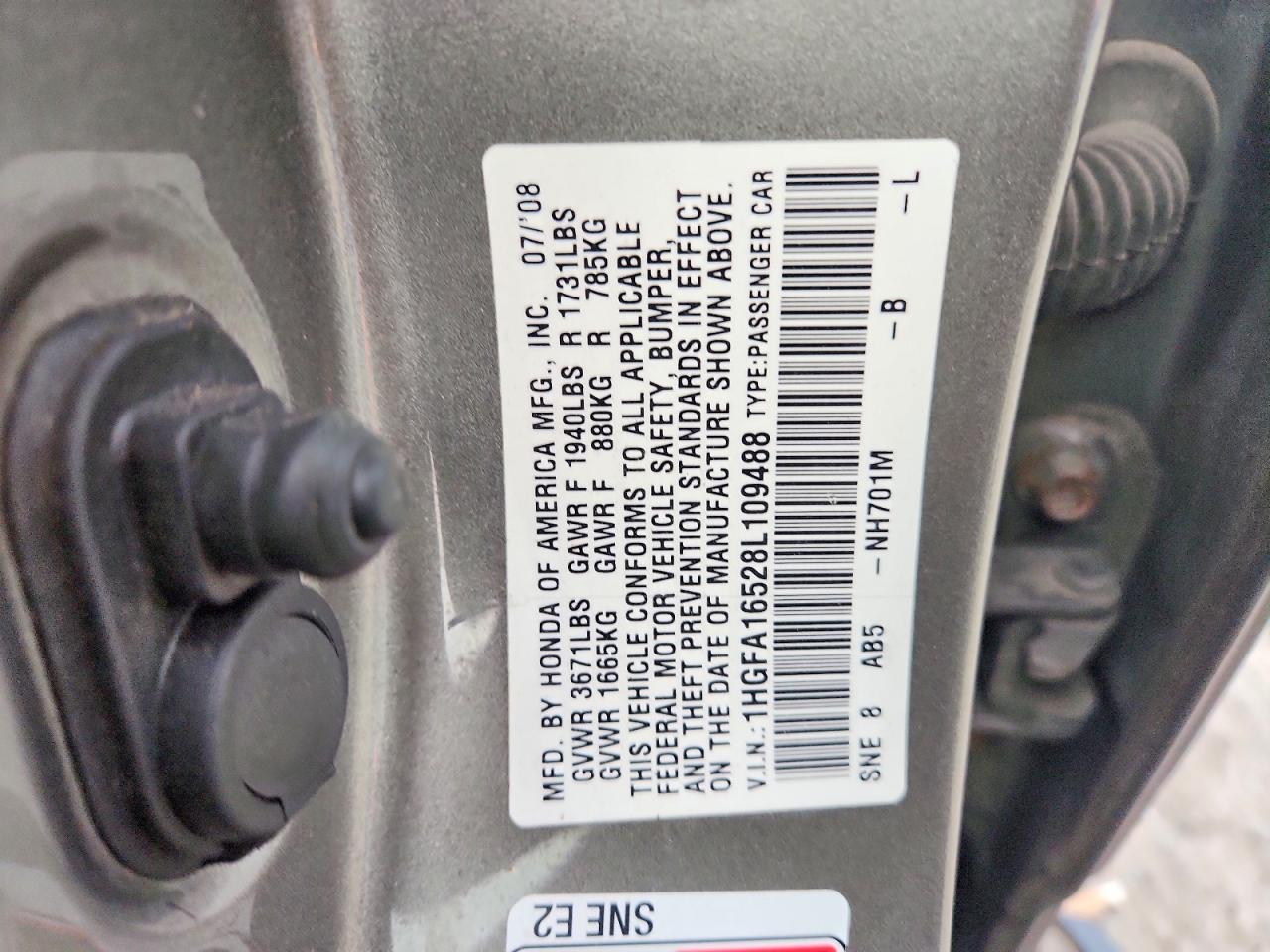 2008 HONDA CIVIC