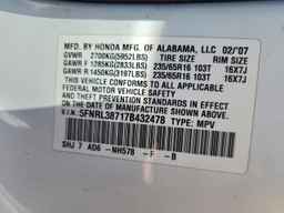 2007 HONDA ODYSSEY