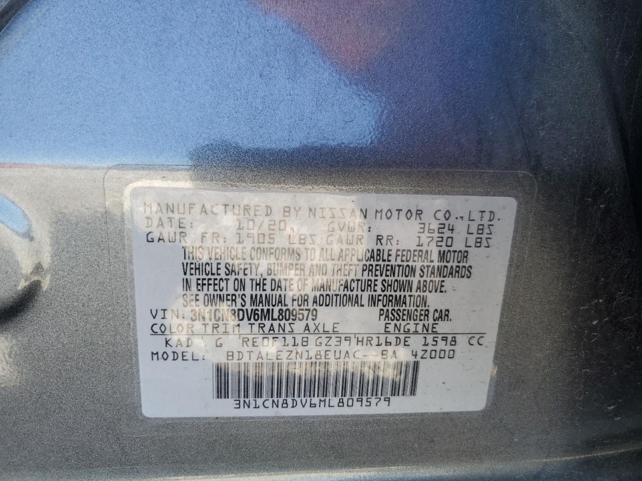 2021 NISSAN VERSA