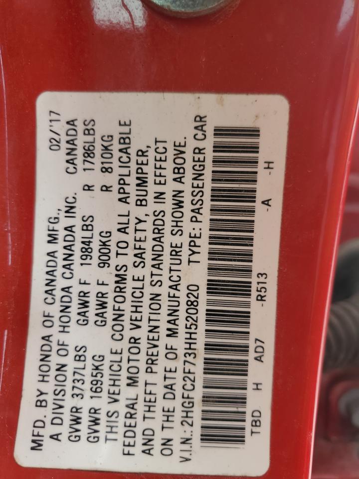 2017 HONDA CIVIC