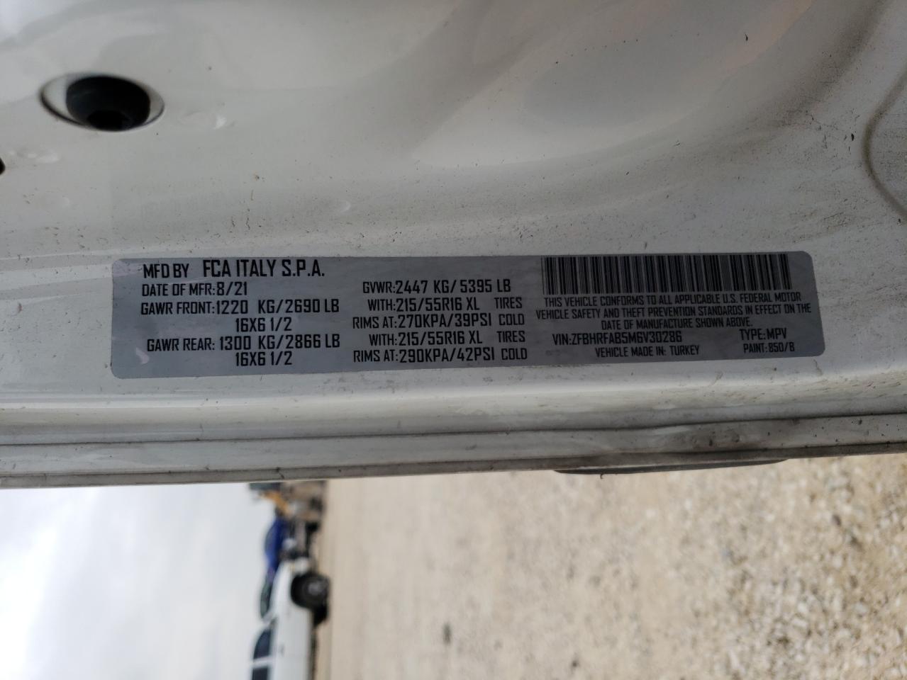 2021 RAM ProMaster City