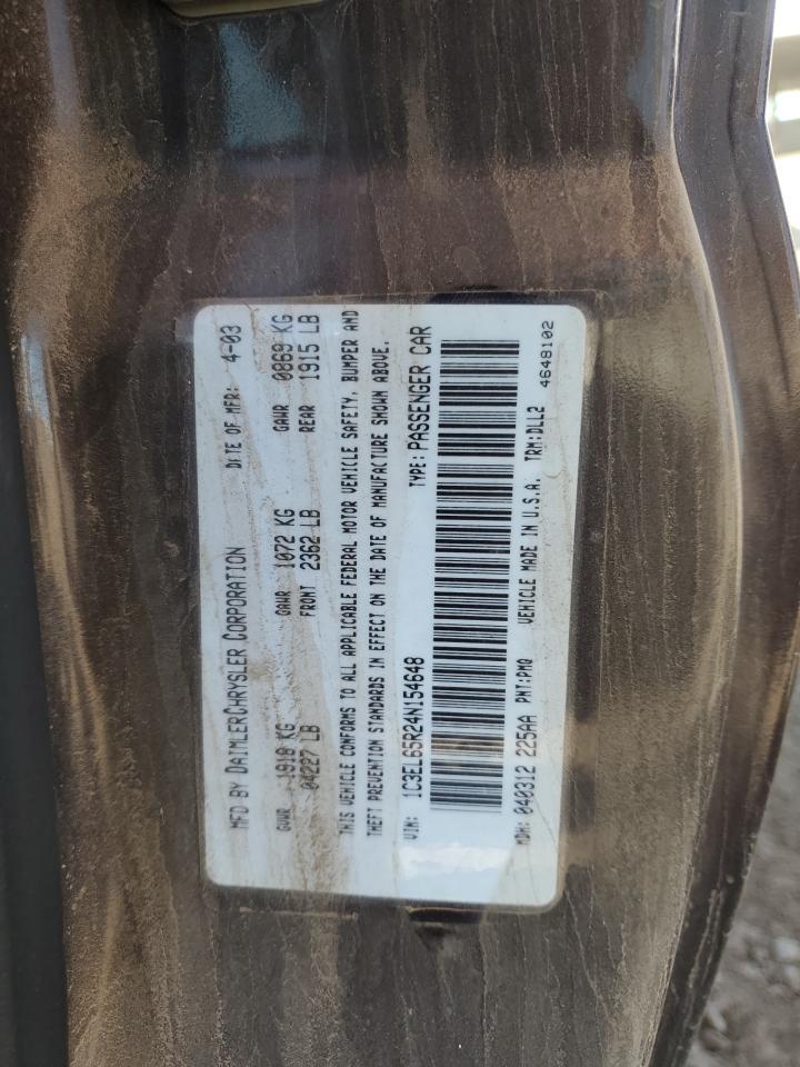 2004 CHRYSLER Sebring