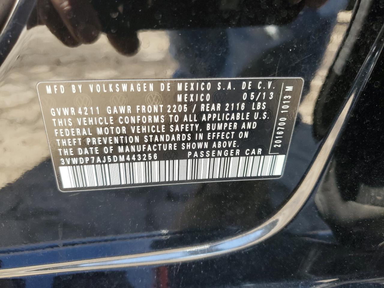 2013 VOLKSWAGEN JETTA