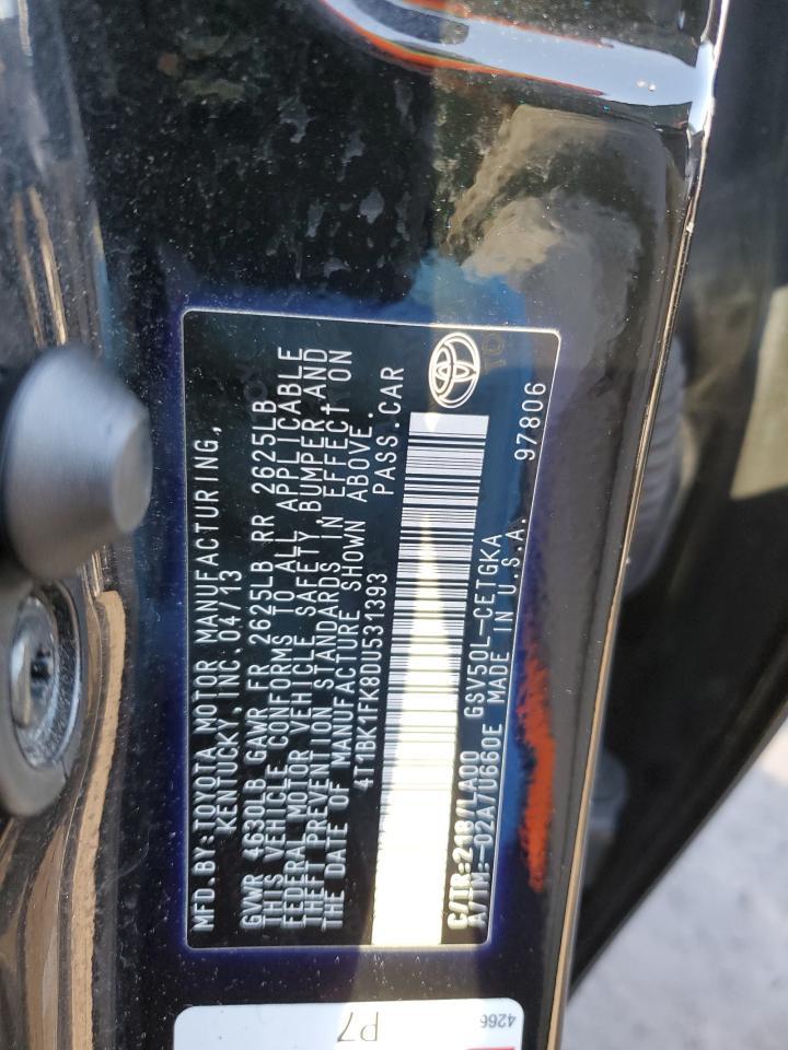2013 TOYOTA CAMRY