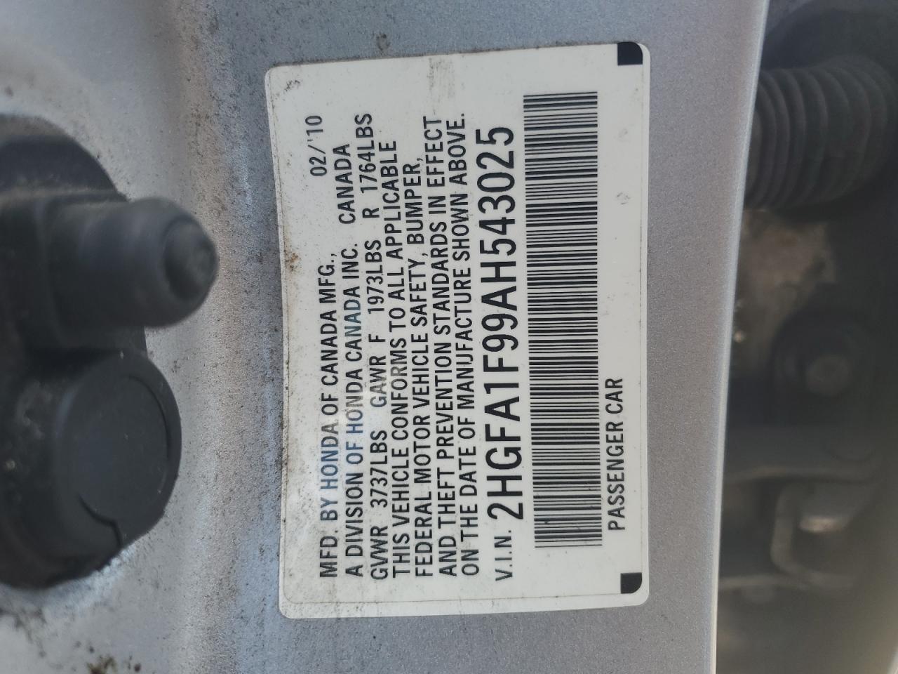 2010 HONDA CIVIC
