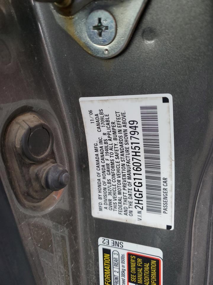 2007 HONDA CIVIC