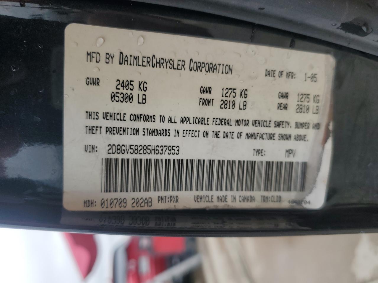 2005 DODGE MAGNUM