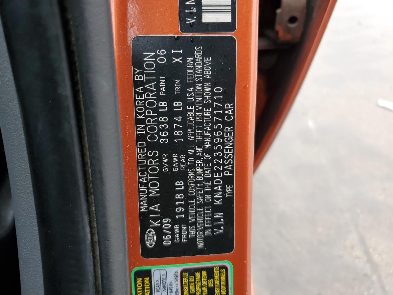 2009 KIA RIO