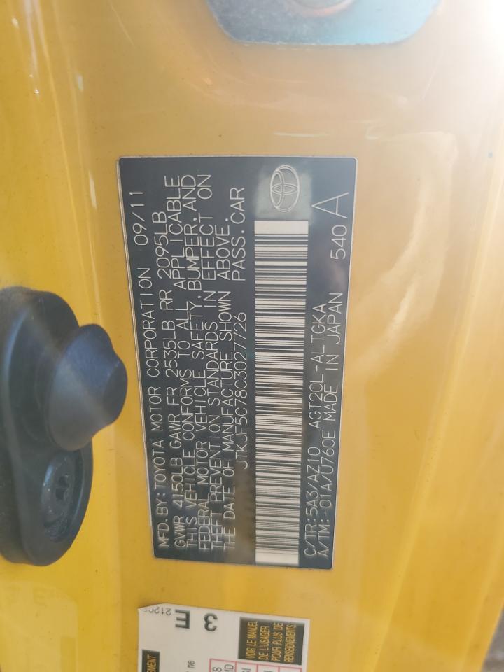 2012 TOYOTA SCION