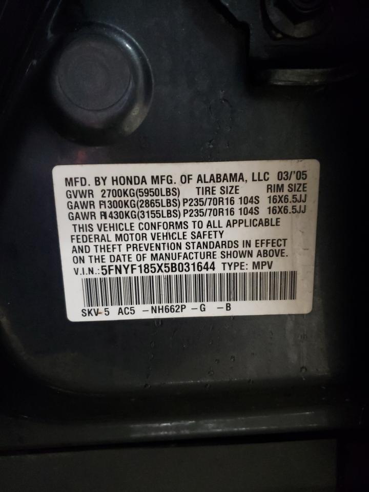 2005 HONDA PILOT