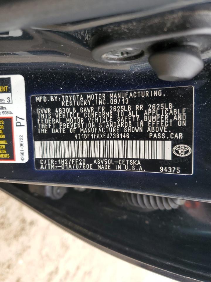2014 TOYOTA CAMRY