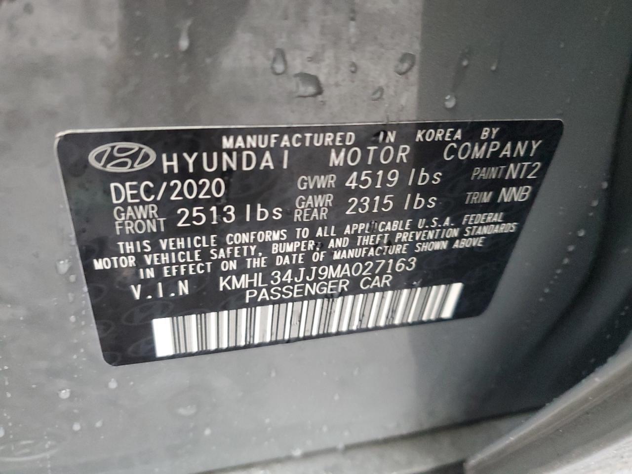 2021 HYUNDAI SONATA