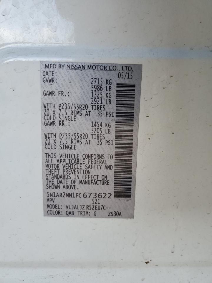 2015 NISSAN PATHFINDER