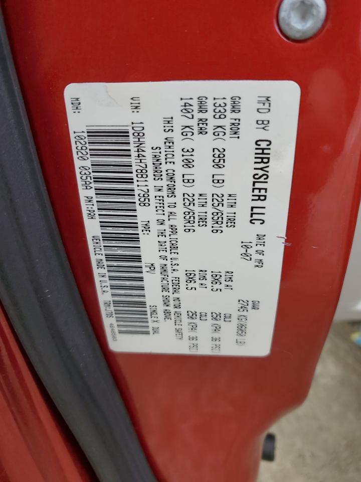 2008 DODGE CARAVAN
