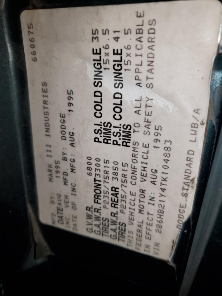 1996 DODGE B Series