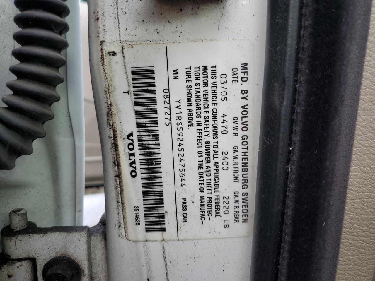 2005 VOLVO S60