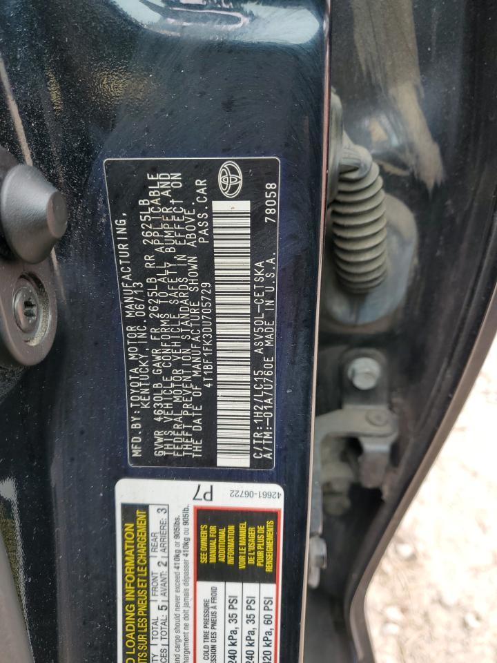 2013 TOYOTA CAMRY