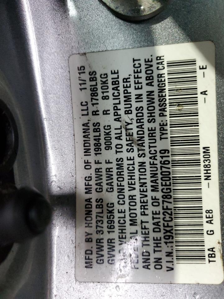 2016 HONDA CIVIC