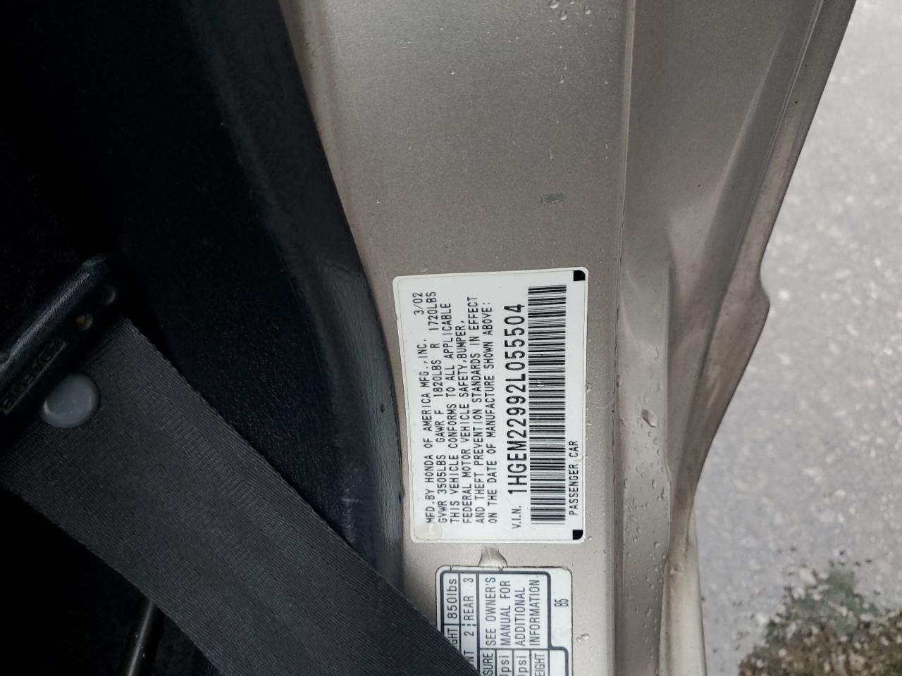 2002 HONDA CIVIC