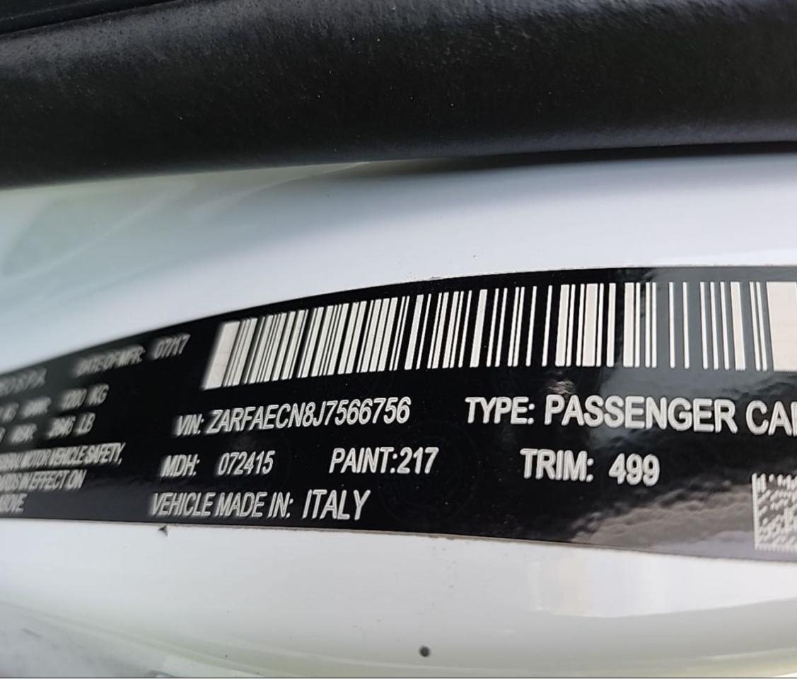 2018 ALFA ROMEO Giulia