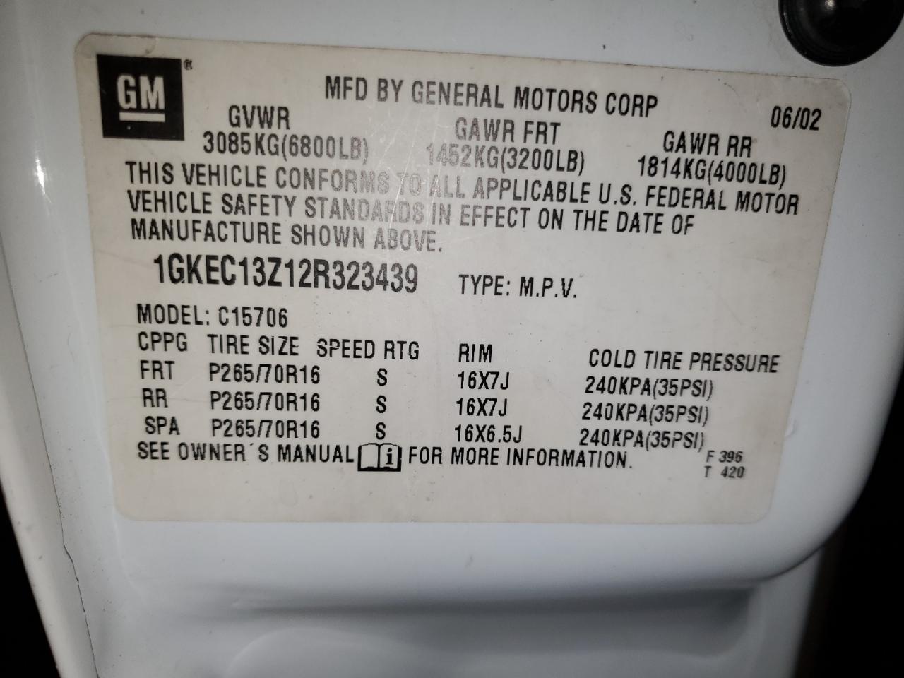 2002 GMC Yukon