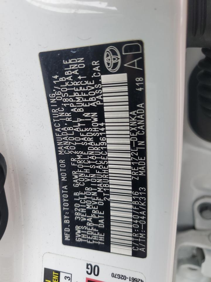 2014 TOYOTA COROLLA