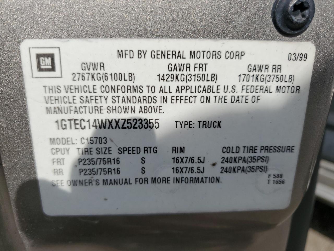 1999 GMC Sierra