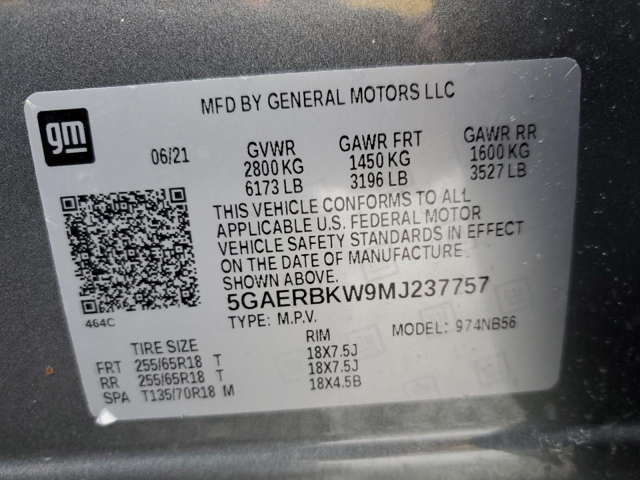 2021 BUICK ENCLAVE