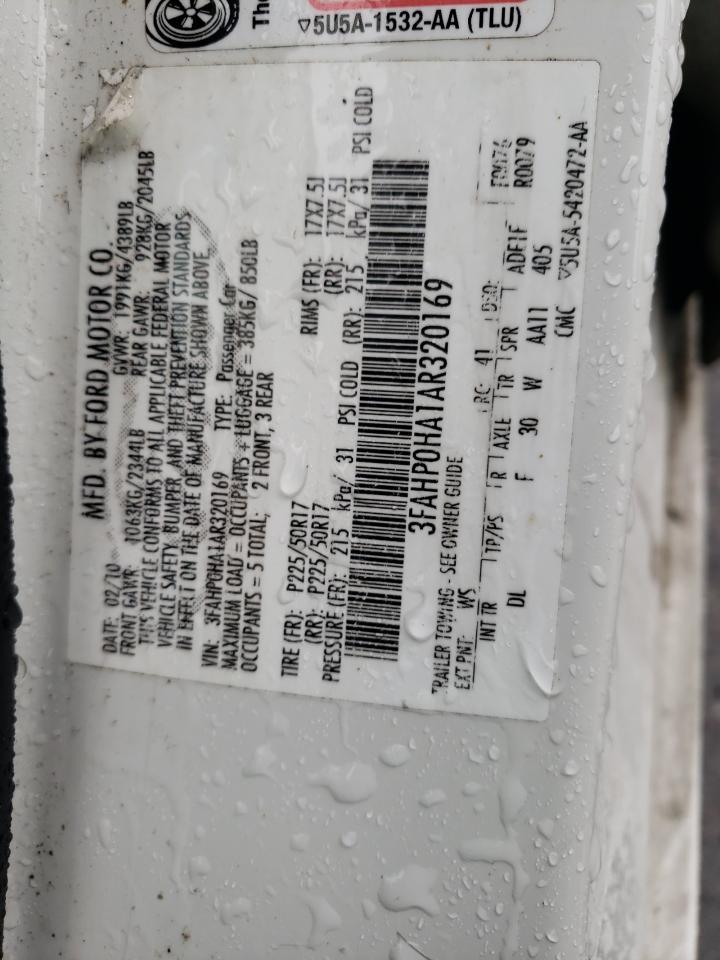 2010 FORD FUSION