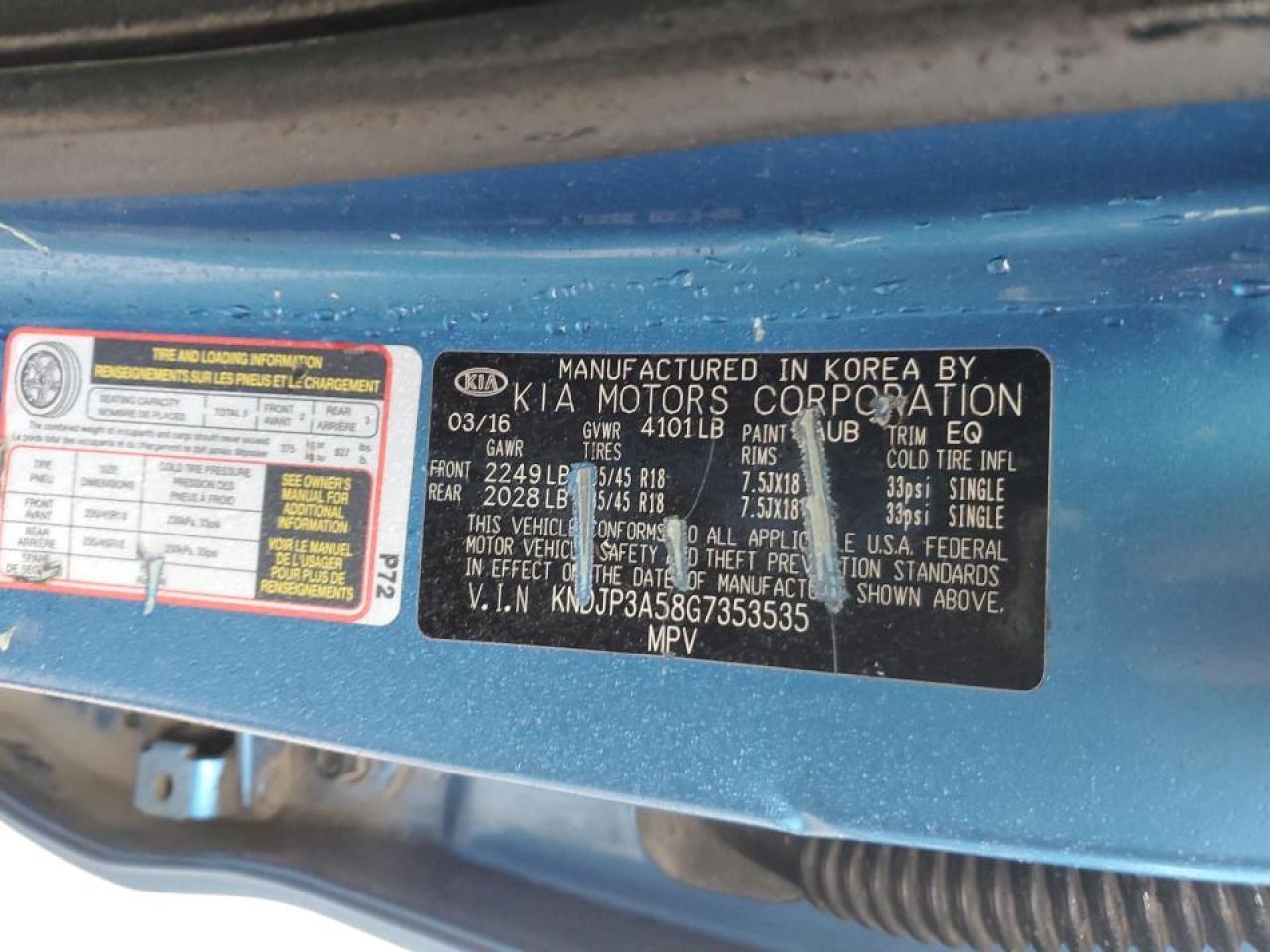 2016 KIA SOUL