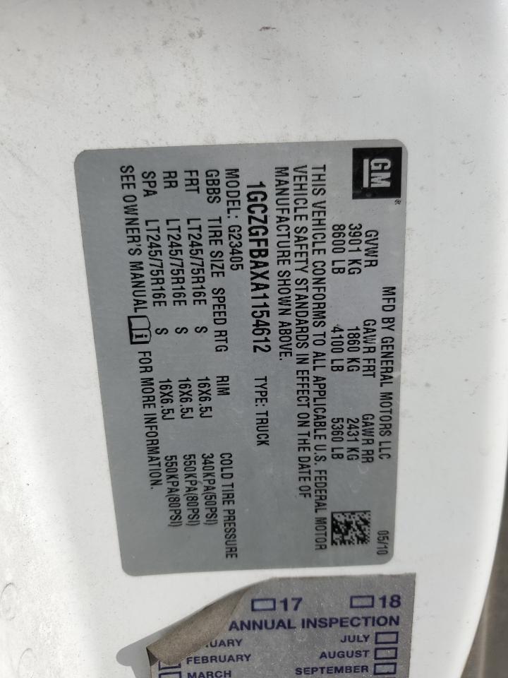 2010 CHEVROLET EXPRESS 2500