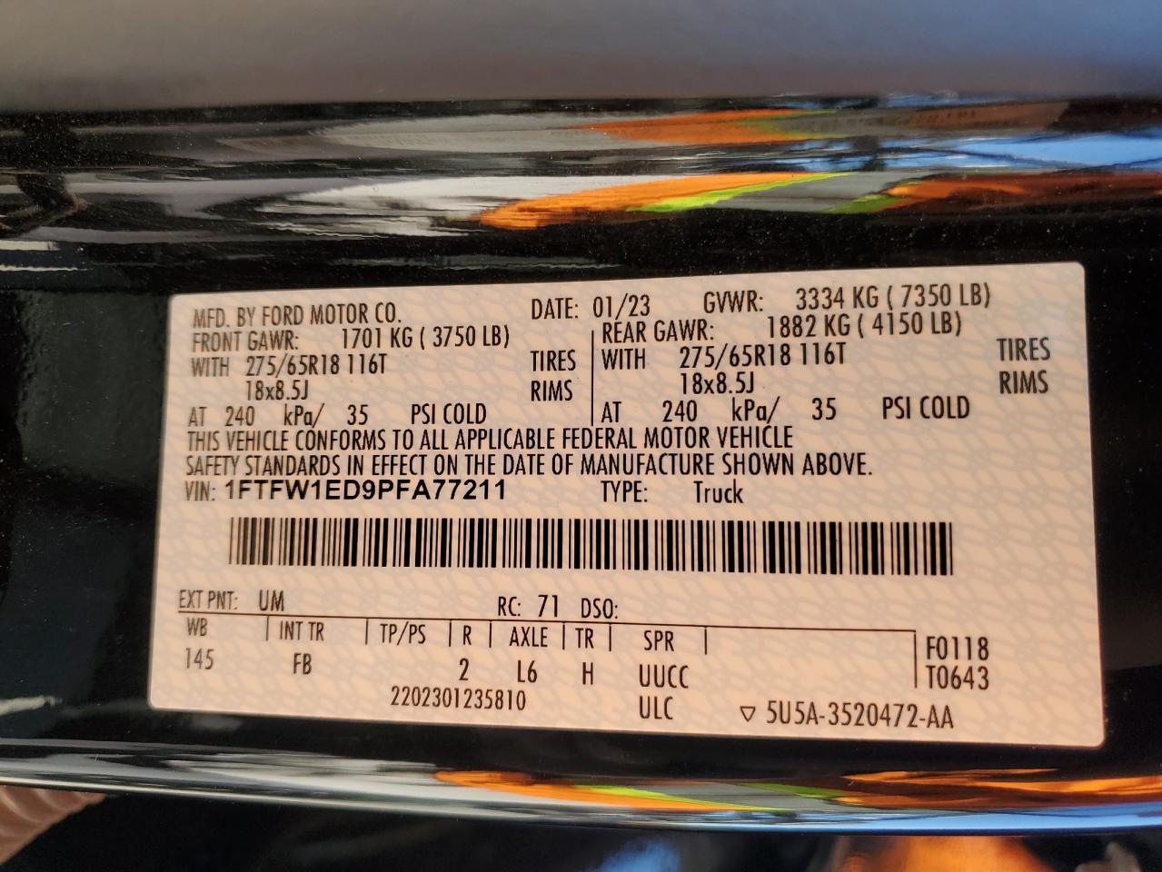 2023 FORD F-150