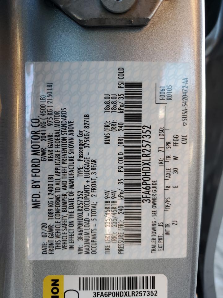 2020 FORD FUSION
