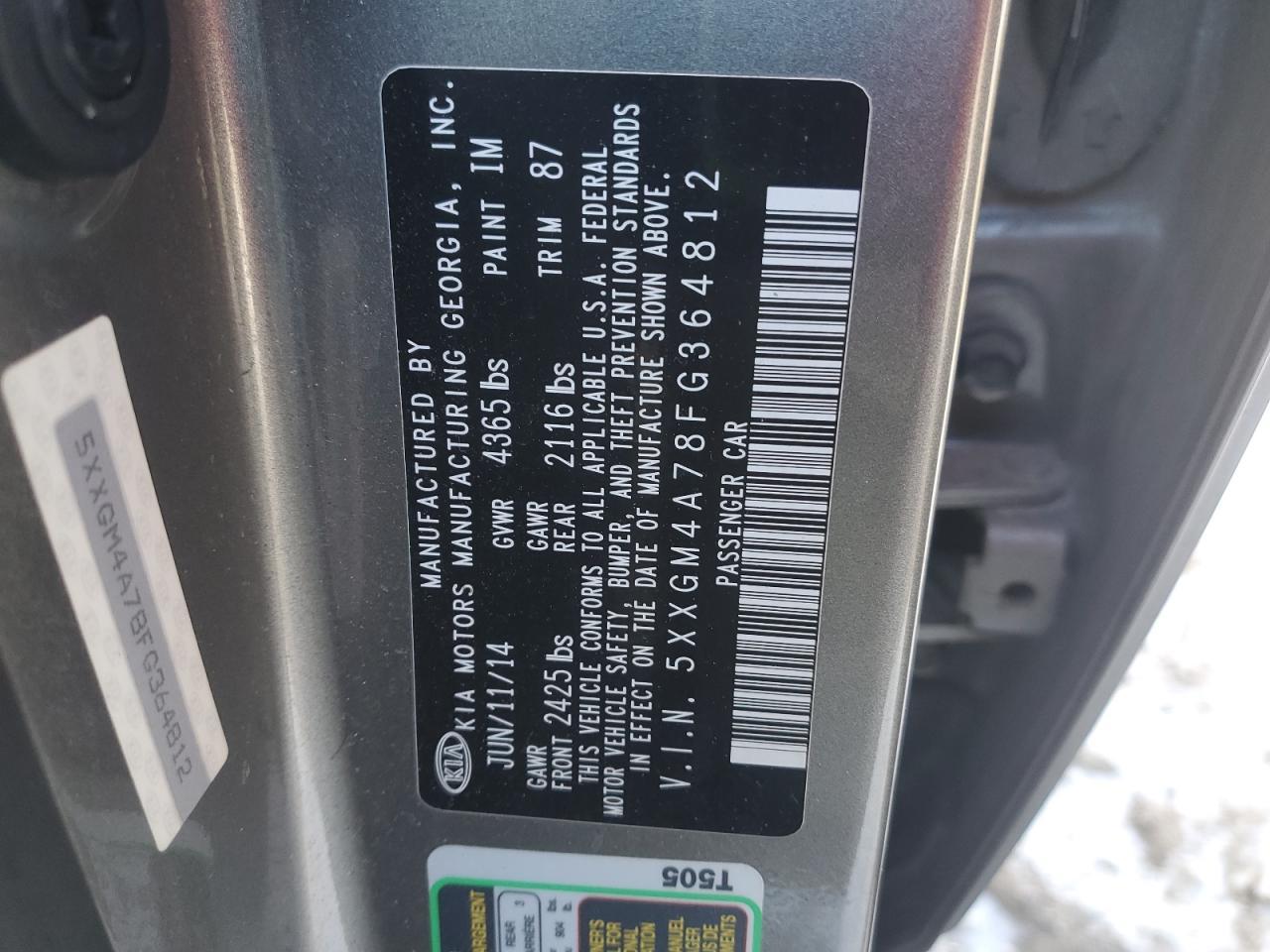 2015 KIA OPTIMA