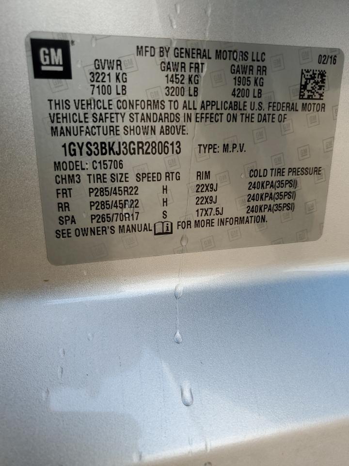 2016 CADILLAC ESCALADE
