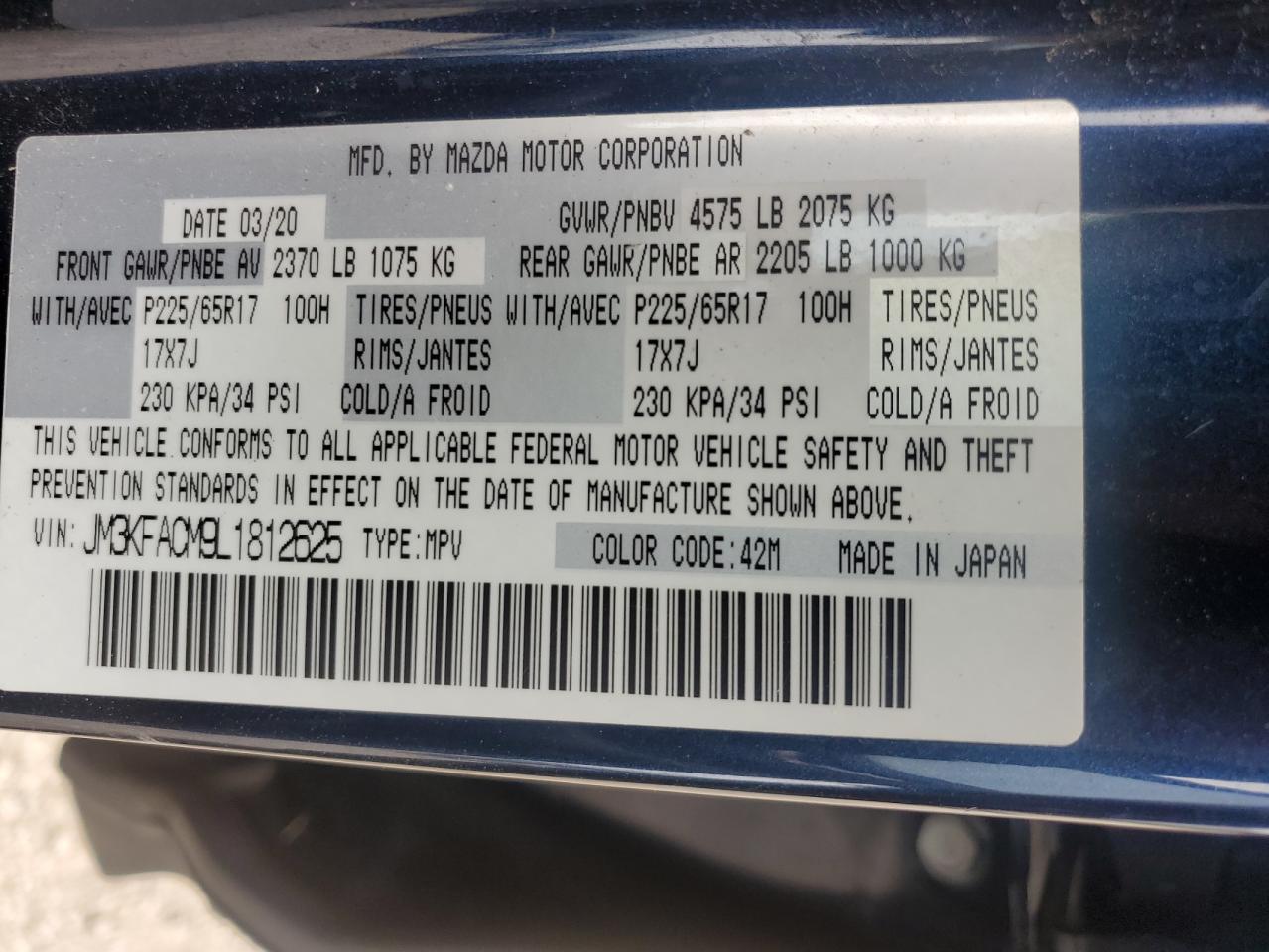 2020 MAZDA CX-5