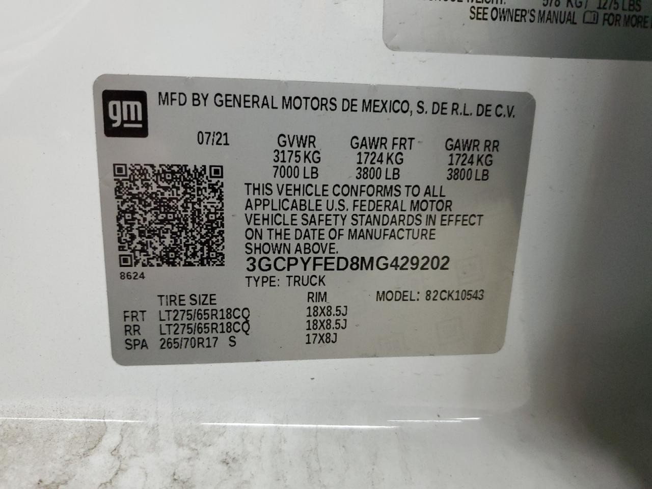 2021 CHEVROLET Silverado