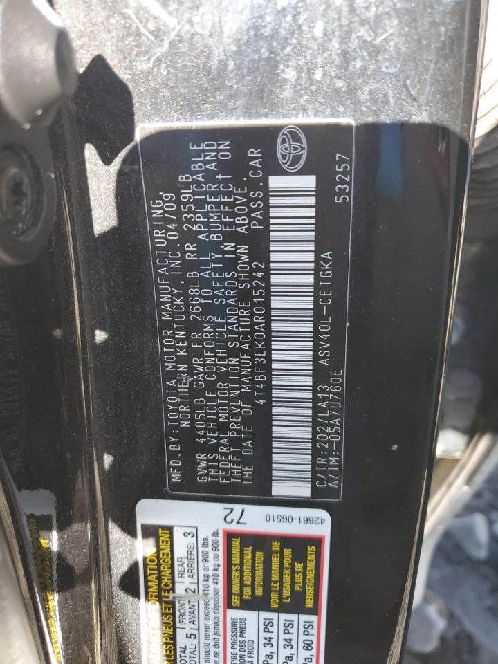 2010 TOYOTA CAMRY