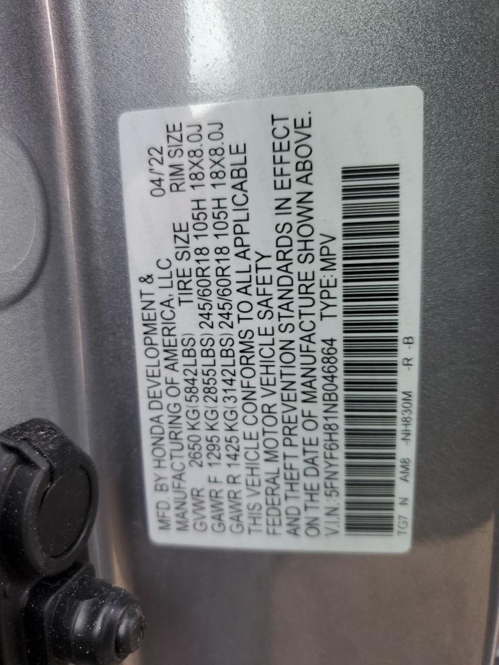 2022 HONDA PILOT