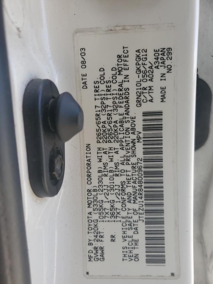2004 TOYOTA 4Runner