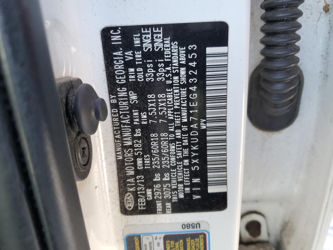 2014 KIA SORENTO