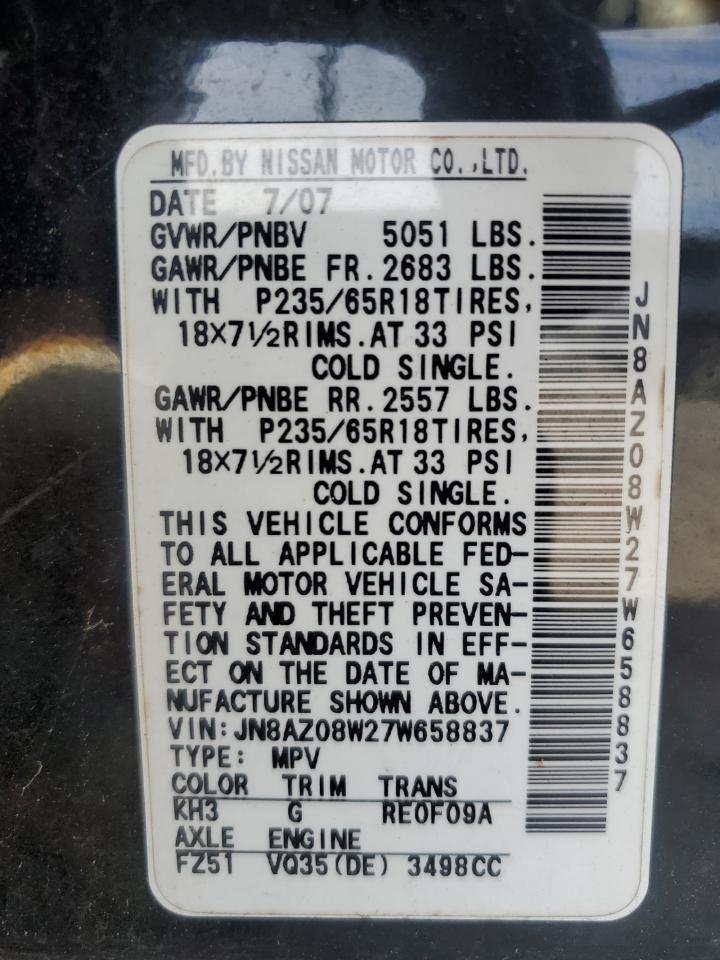 2007 NISSAN MURANO