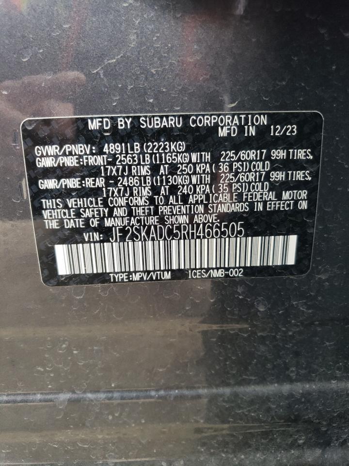 2024 SUBARU FORESTER