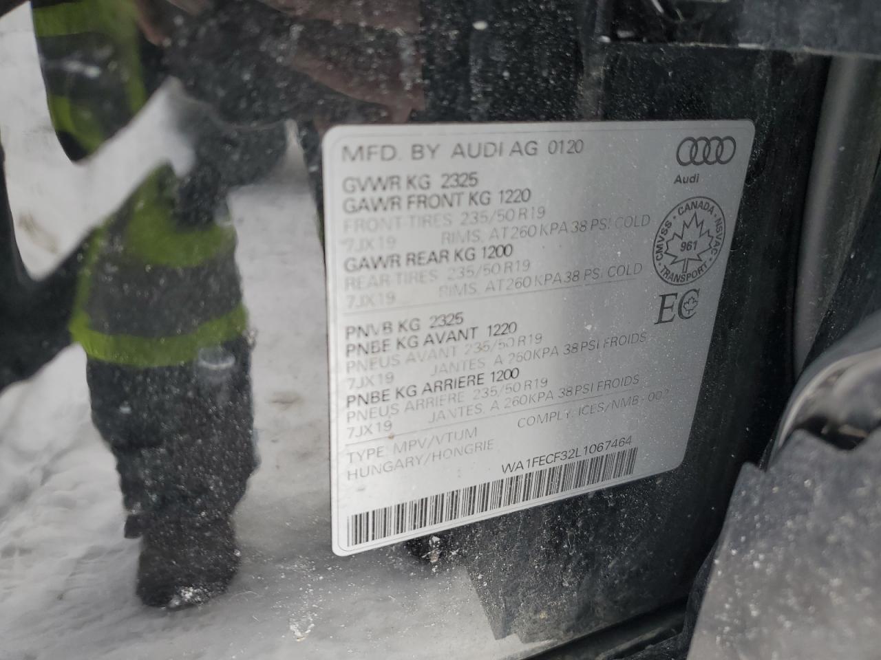 2020 AUDI Q3