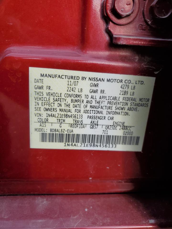 2008 NISSAN ALTIMA