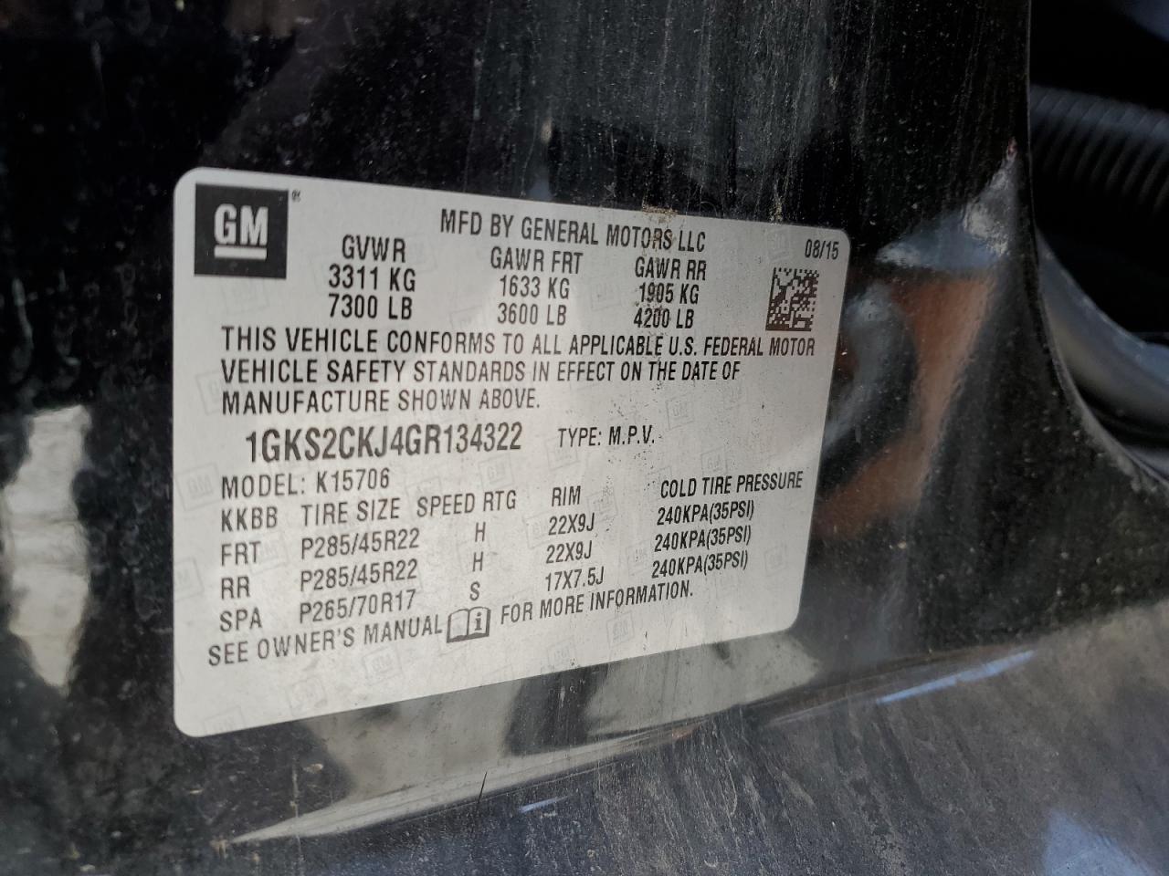 2016 GMC Yukon