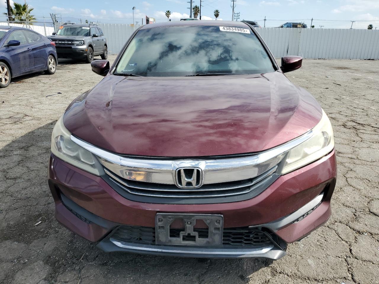 2016 HONDA ACCORD