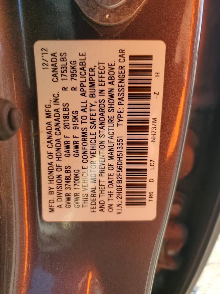 2013 HONDA CIVIC